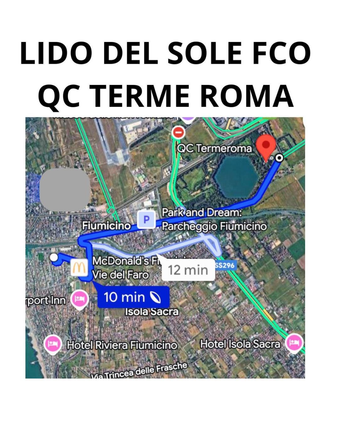 Ferienwohnung Lido Del Sole Fco Fiumicino Exterior foto