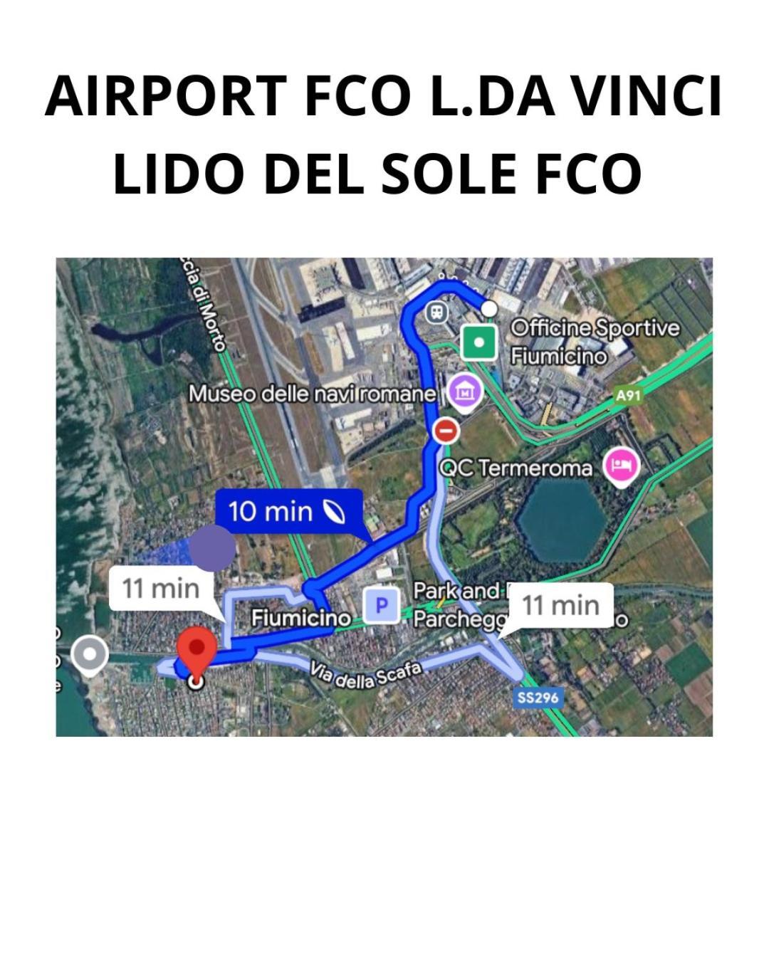 Ferienwohnung Lido Del Sole Fco Fiumicino Exterior foto