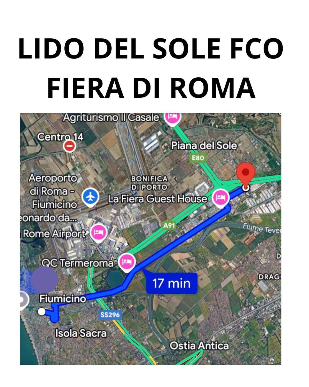 Ferienwohnung Lido Del Sole Fco Fiumicino Exterior foto